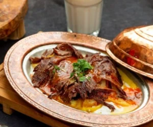 شوید پلو با گوشت