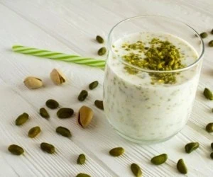 شیر پسته