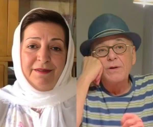 رضا بابک و مرضیه برومند