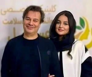 میترا ابراهیمی و همسرش