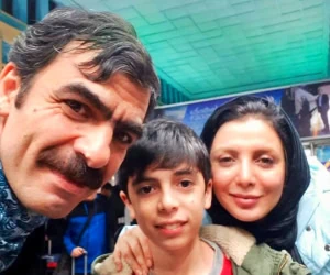 رویا میرعلمی و همسرش