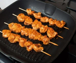 جوجه کباب تابه ای
