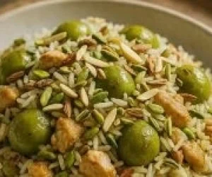 گوجه سبز پلو