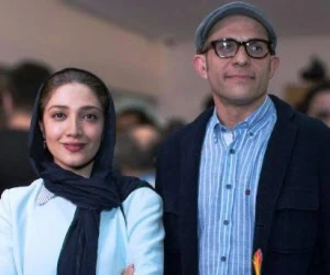  خصوصی بامزه همسر بابک حمیدیان با جمشید نجات تاسیان+ عکس 
