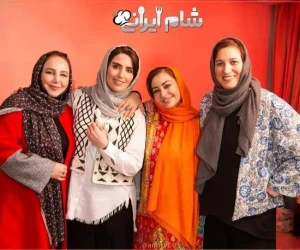  فلامک جنیدی و دوستانش در پشت صحنه شام ایرانی جدید 