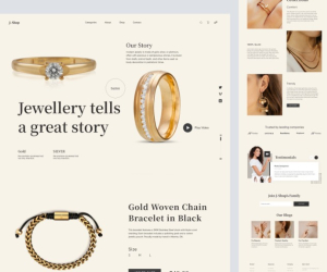 Jewellery Website Design