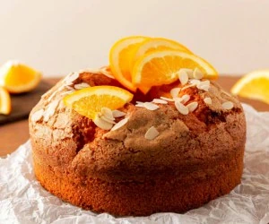 کیک خیس پرتقالی