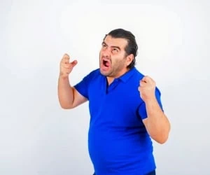 عصبانیت و چاقی