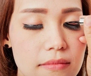 عوارض مژه مصنوعی