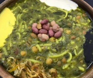 سیاه شدن آش رشته