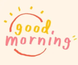 صبح بخیر