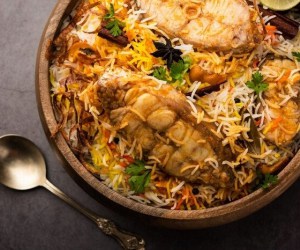 طرز تهیه پلو ماهی عربی