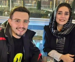 امیر کاظمی و همسرش