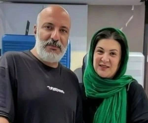 امیرجعفری و همسرش