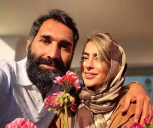 هادی کاظمی و همسرش