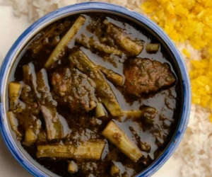  راز خوشمزگی خورش کنگر مجلسی کرمانشاهی ها 