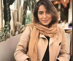 مونا کرمی و همسرش