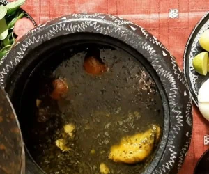 آبگوشت قورمه سبزی همدان