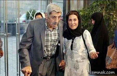 عکس فاطمه معتمد آریا و پدرش