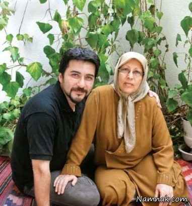 عکس امیر حسین صدیق در کنار مادرش