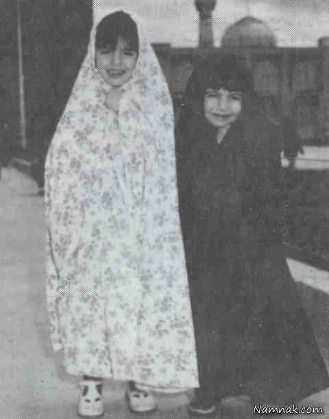 عکس لیلا حاتمی و لیلی رشیدی در کودکی