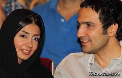 محمد رضا فروتن و همسرش