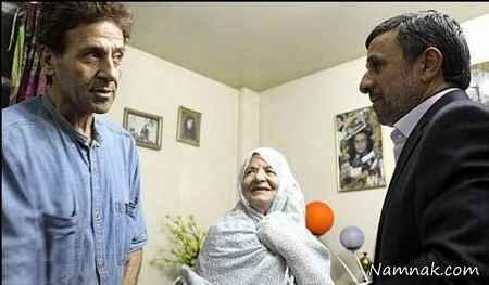 عیادت احمدی نژاد از ابوالفضل پورعرب   عکس