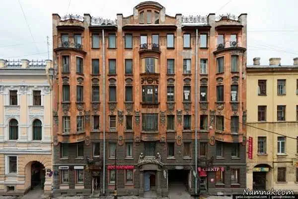 معماری زیبای شهر سن پترزبورگ روسیه   عکس