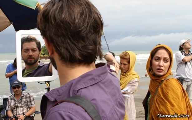بهرام رادان و مهناز افشار در فیلم پل چوبی