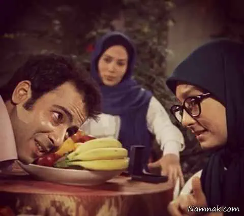 نیما فلاح و همسرش سحر ولدبیگی در باغ سرهنگ