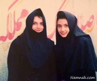 عکس شبنم قلی خانی در دوران دبیرستان