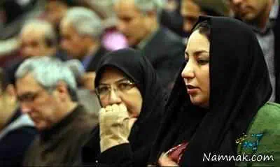 ابراهیم حاتمی کیا در کنار دختر و همسرش