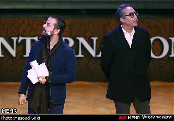 هومن سیدی در اختتامیه جشنواره فیلم فجر