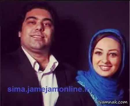 نفیسه روشن و همسرش