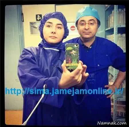 هانیه توسلی در اتاق عمل 