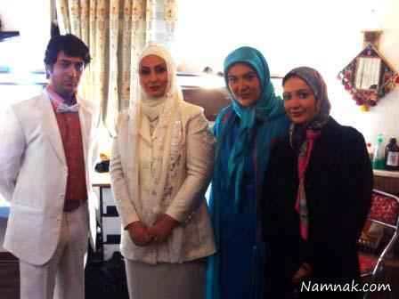 احمد مهرانفر، سونیا افشاری، ریما رامین فر و نسرین نصرتی در پشت صحنه پایتخت 3