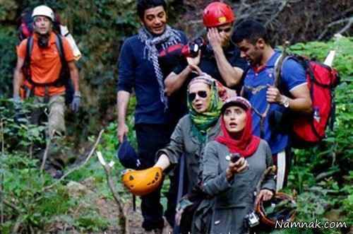 الناز شاکر دوست و بهنوش بختیاری در رالی ایرانی   عکس