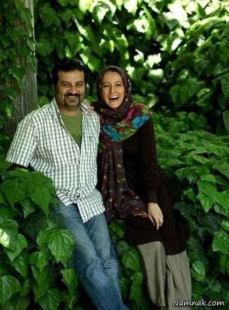 عکس شقایق دهقان در کنار همسرش