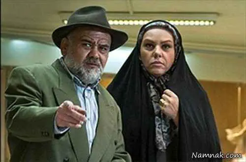 اکبر عبدی و افسانه چهره آزاد در فیلم سینمایی جابجا
