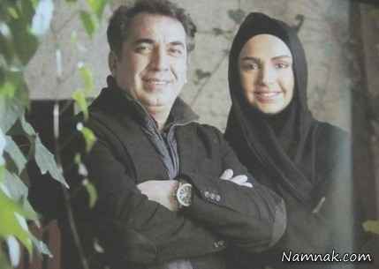 سیامک انصاری بازیگر ویلای من در کنار همسرش + عکس