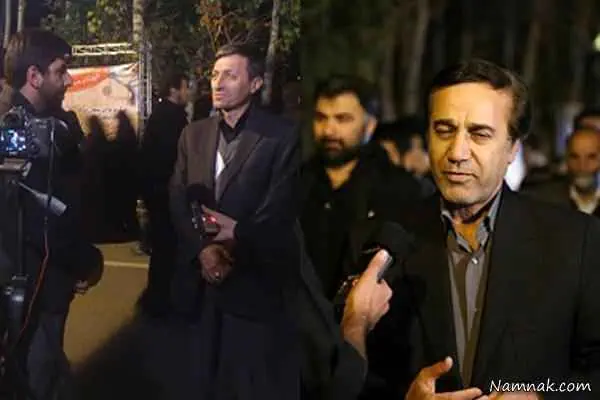 محمد گلریز در مراسم عزاداری