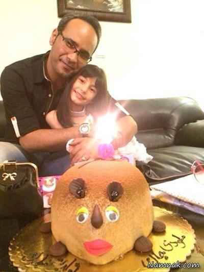 شهرام شکوهی در جشن تولد دخترش