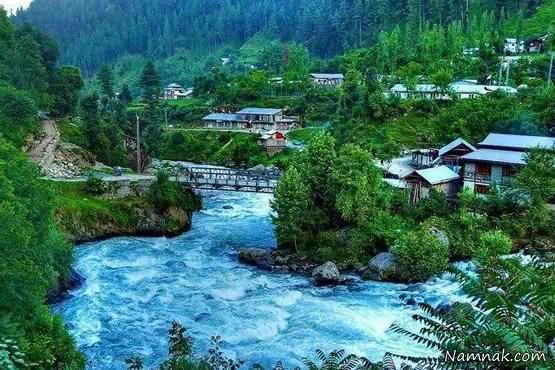 روستای جاگران در دره نیلوم پاکستان