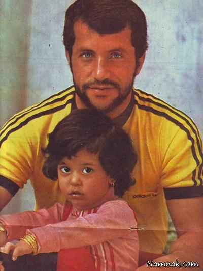 علی پروین و دخترش