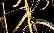 دوچرخه ایی از جنس طلای 24 عیار