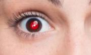قرمزی چشم در عکس
