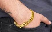 دستبند طلای مردانه