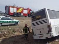 واژگونی اتوبوس