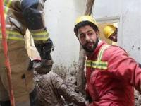 ریزش آوار ساختمان