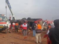 واژگونی اتوبوس تهران مشهد